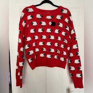 Cupcake Clothing Ltd - Princess Diana Black Sheep style Sweater Sz L